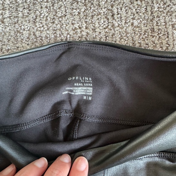 OFFLINE By Aerie Real Luxe Faux Leather Legging - Picture 4 of 5